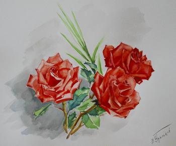 Three Red Roses. Udaltsov Vladimir