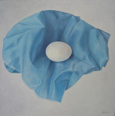 Egg on drapery. Drapirina 4