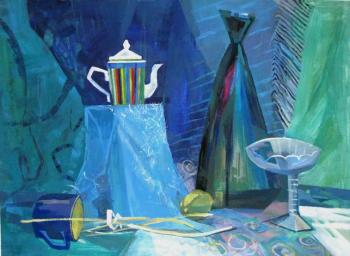 Blue still life