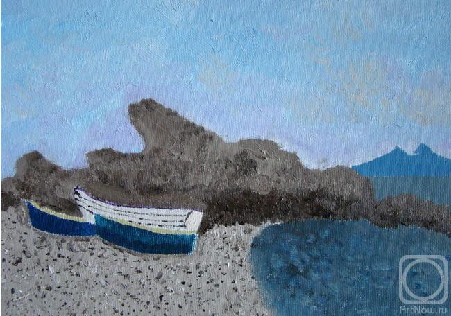 Kalmykova Olga. On a wild beach