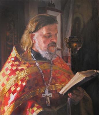 Portrait of a priest ( ). Rodionov Igor