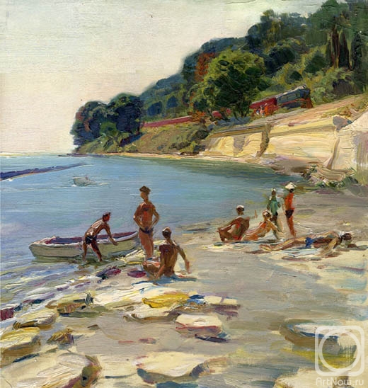 Petrov Vladimir. "On a beach"