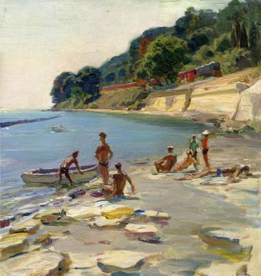 "On a beach". Petrov Vladimir