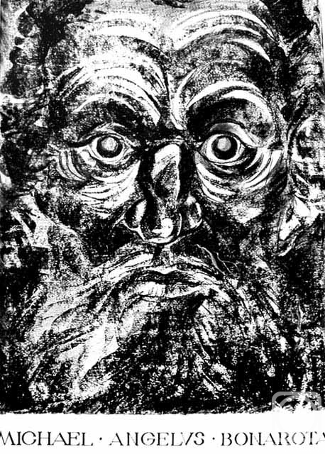 Chistyakov Yuri. Portrait of Michelangelo