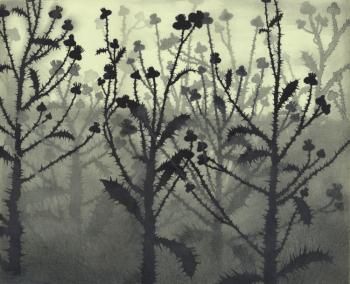 Thistle in the Mist. Goncharova Katherina