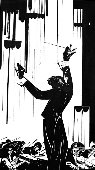 Vrublevski Yuri. Music playing on