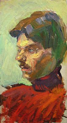 Volodya. Study for Portrait. Yudaev-Racei Yuri
