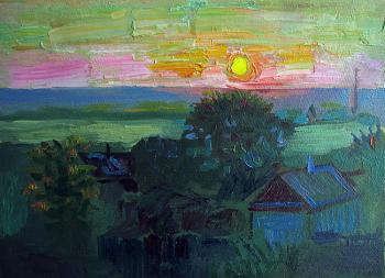 Sunrise in the Dniester Mouth. 4th of September 2008 (Odessa Region). Yudaev-Racei Yuri