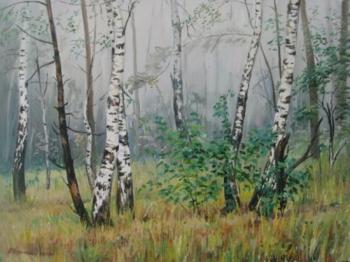 Birch forest, spring. Chernyshev Andrei