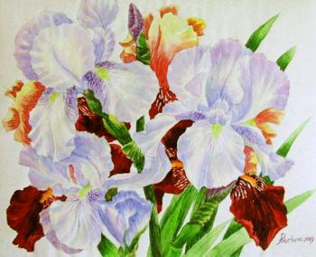 White Irises. Piacheva Natalia