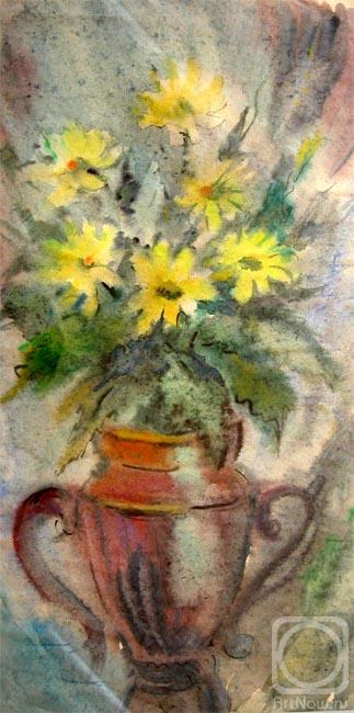 Mustafina-Khazieva Lilia. Yellow chrysanthemums