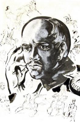 Portrait of M. Lermontov