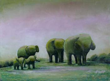 elephants. Orlov Andrey