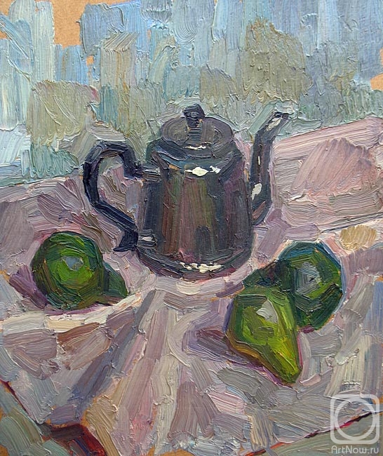 Yudaev-Racei Yuri. Coffee-Pot and Pears