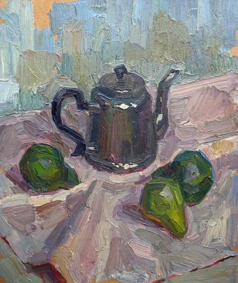 Coffee-Pot and Pears