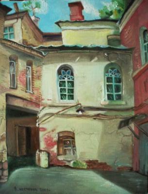 Old courtyard. Nesterov Valentin