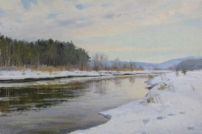 Efremov Alexey. Spring on the river