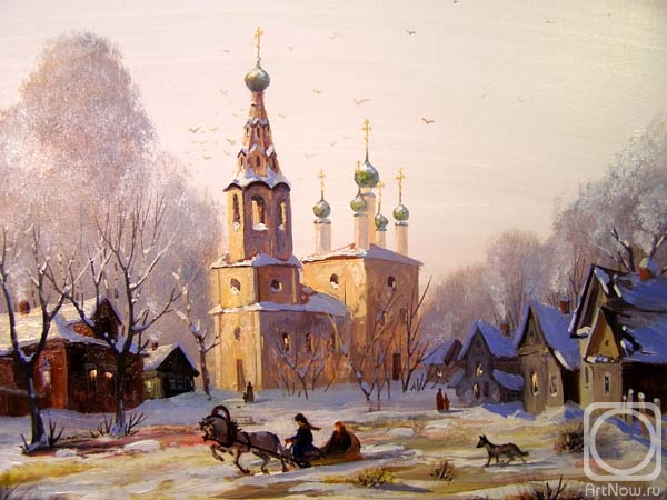 Gerasimov Vladimir. The city of Romanov (Tutaev). However, it's already evening