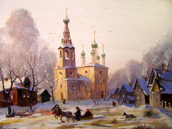 The city of Romanov (Tutaev). However, it's already evening. Gerasimov Vladimir