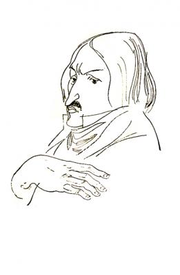 Portrait of Nikolai Gogol. Vrublevski Yuri