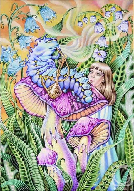 Belova Asya. Alice and the Blue Caterpillar
