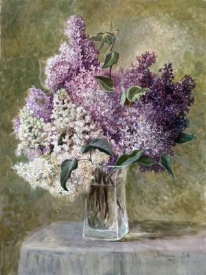 Lilac bush. Lesokhina Lubov