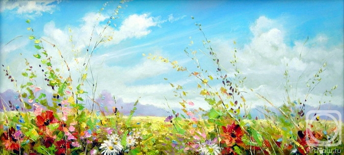 Lockutov Evgeniy. Flowering field