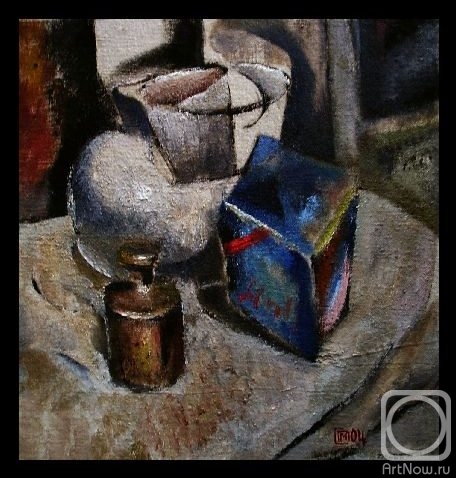 Makeev Sergey. Still life with copper weight