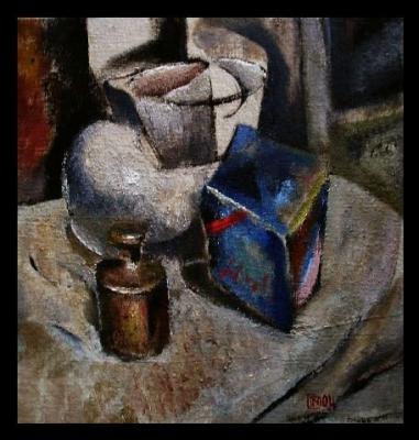Still life with copper weight. Makeev Sergey