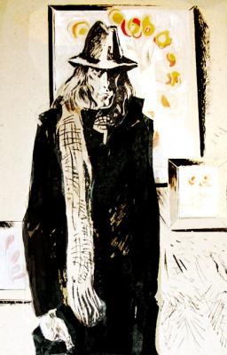 The portrait of artist