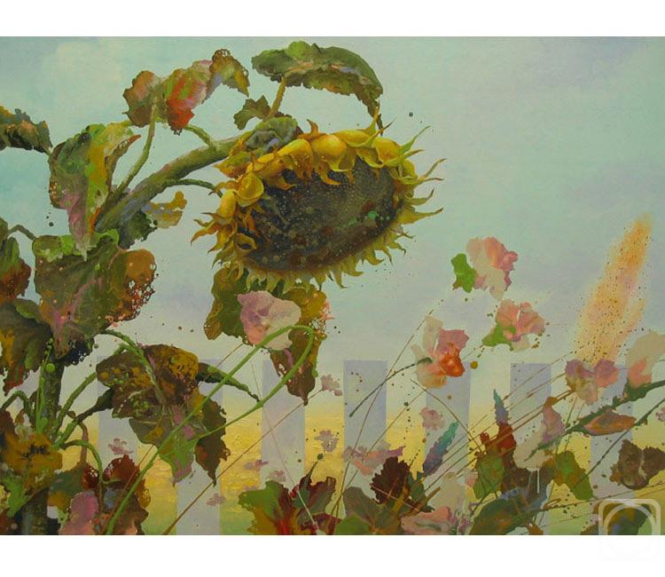 Rasteryaev Viacheslav. Old Sunflower
