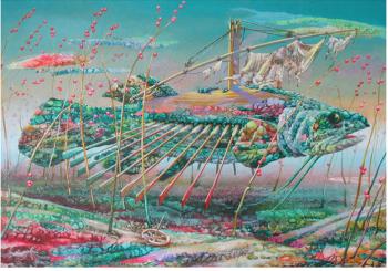 Galley of time (Oar). Rasteryaev Viacheslav