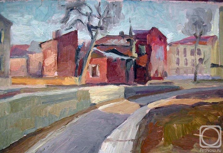 Petrov Valery. Old houses on B. Poshtova