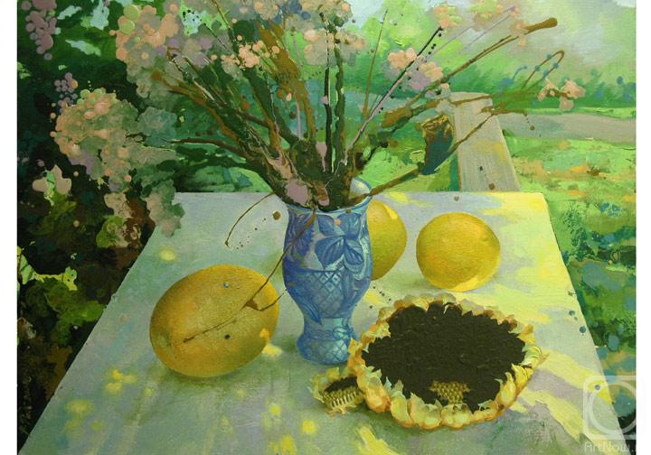 Rasteryaev Viacheslav. Sun on  table