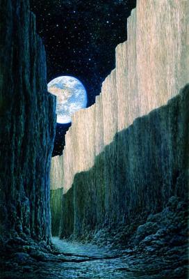 At the bottom of the lunar fissure (giclee)