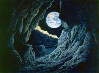 Blue Light of the Earth (Giclee). Koryagin Gennady