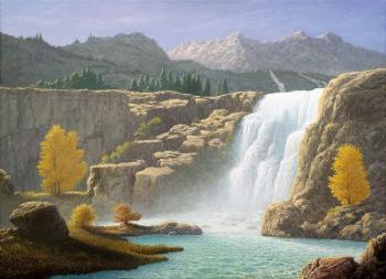 Autumn Waterfall (Giclee)