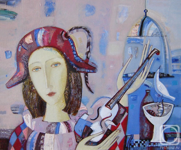 Gorshunova Tatiana. Colombina with violin