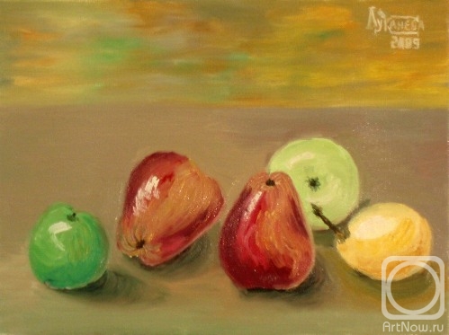 Lukaneva Larissa. Pears and Apples