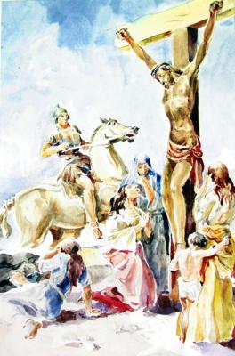 The Holy Week. rucifix. Chistyakov Yuri