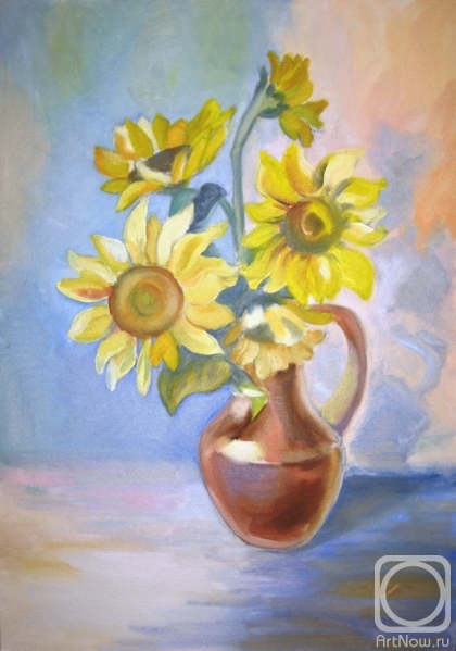 ������� ������ �� ������. ��������� ��������. Sunflowers