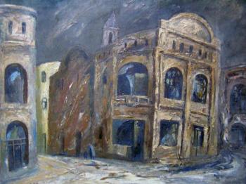 Night image ... (Moscow. Exchange Square). Gerasimov Vladimir