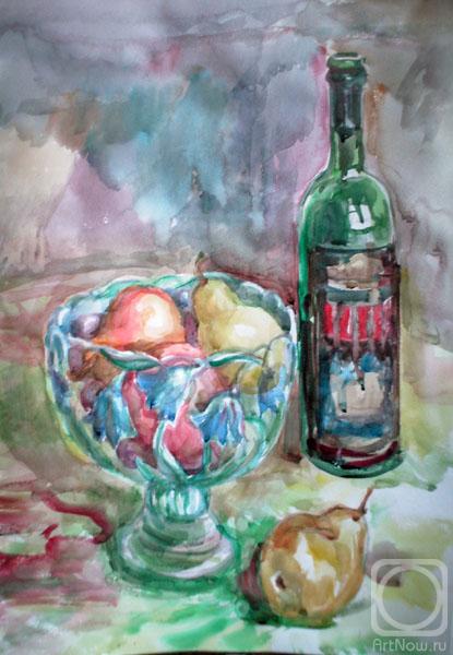 Kruppa Natalia. Still life with colored glass