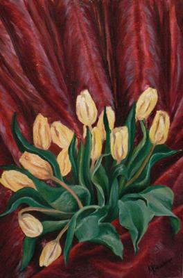 Tulip in the red. Krasilnikova Julia