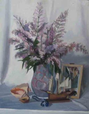 Still life with lilacs. Lebedev Denis
