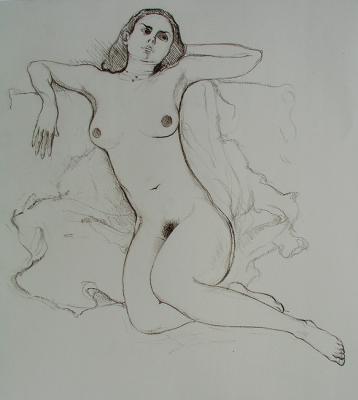 Drawing from nature (A Drawing). Kozlov Peter