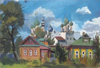 Two houses and a monastery. Lebedev Denis