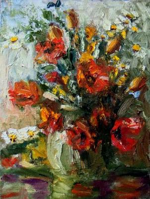 The daisies are hidden. Zhadko Grigory