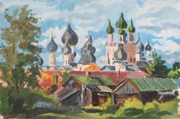 Monastery and houses. Lebedev Denis