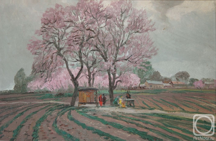 Petrov Vladimir. Peach blossoms